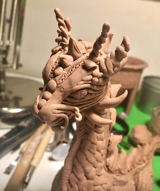 dragon en plastiline
