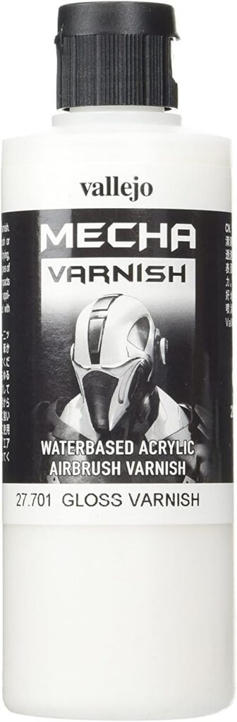 vallejo airbrush vernis brillant