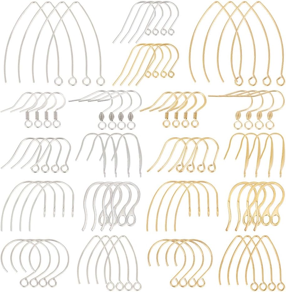 crochets boucle d'oreille acier inoxydable