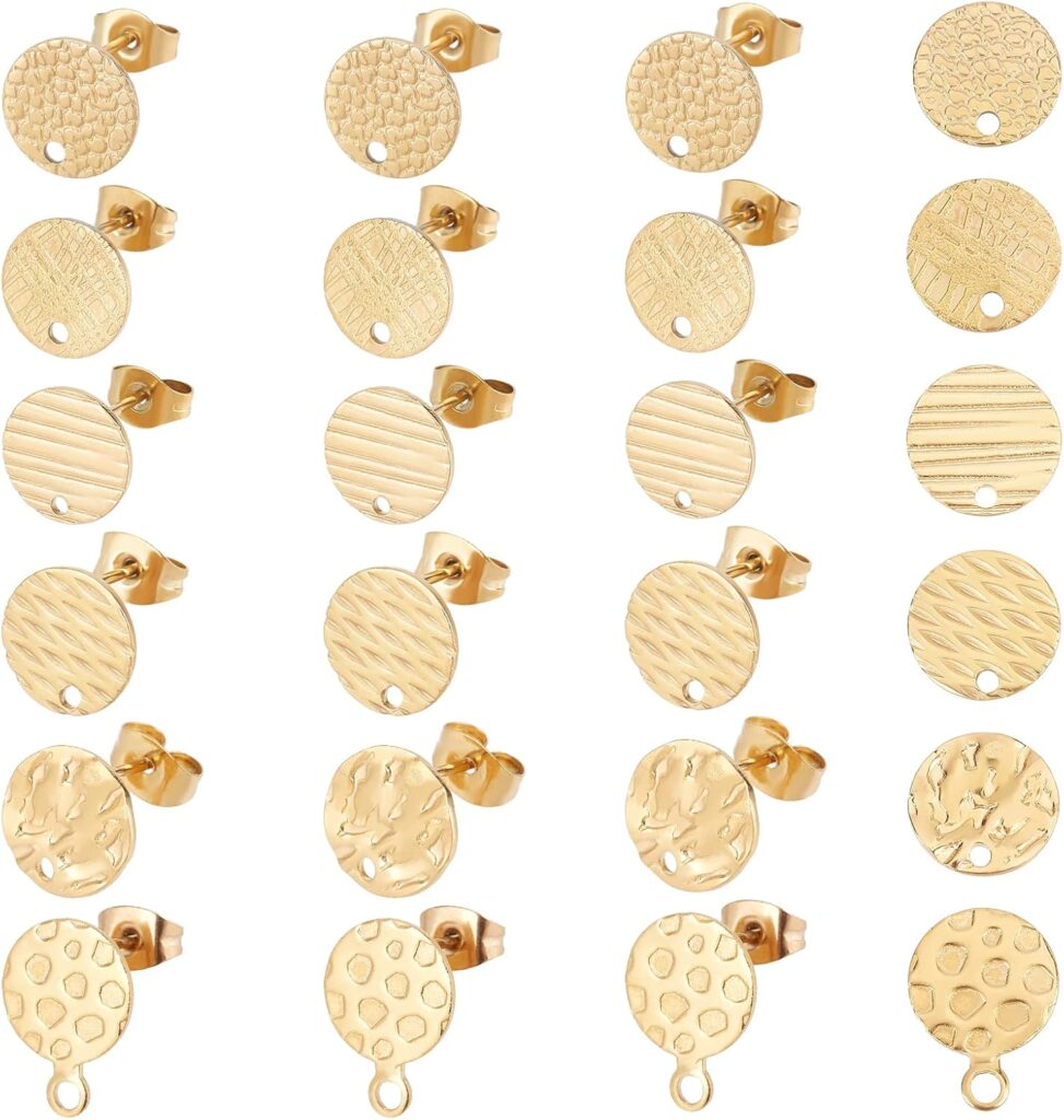 appret boucle d'oreille accroche texturée