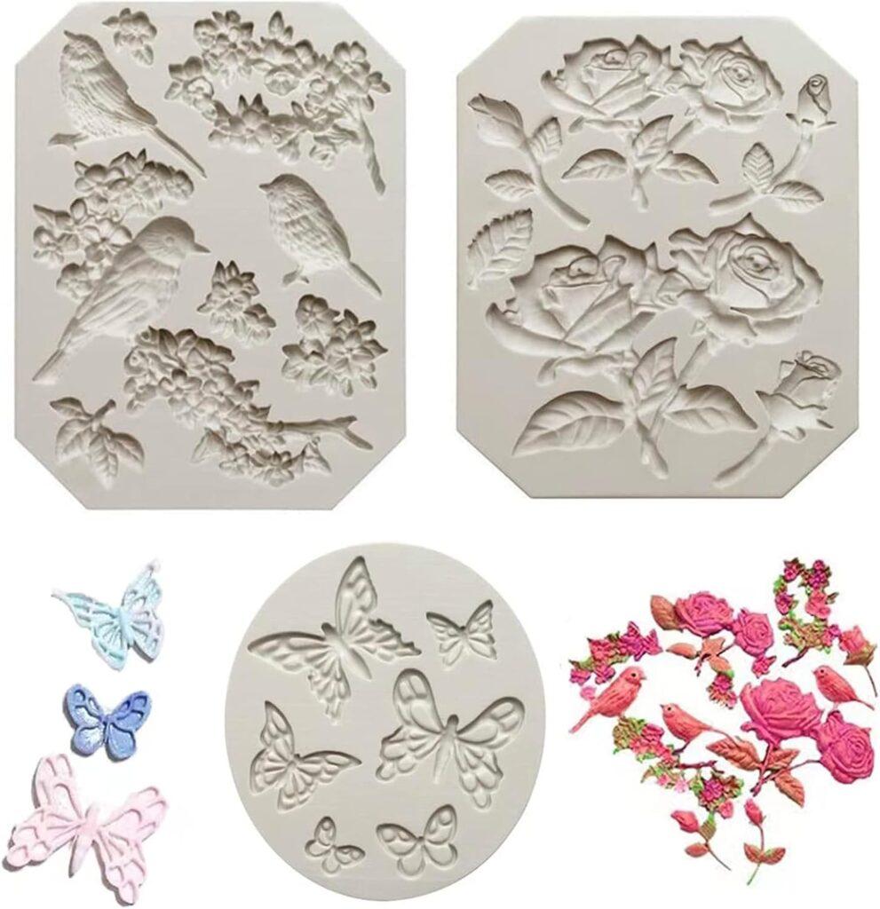 moule en silicone papillons
