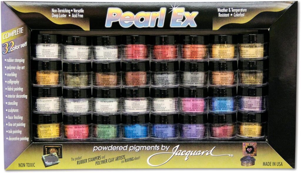 poudres mettalique pearl ex