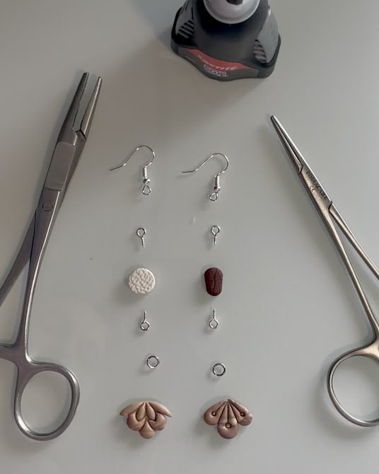 accessoires et outils pour fabrication boucle d'oreille