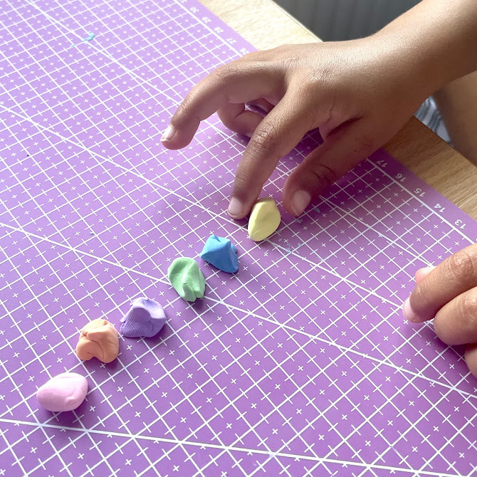 Foam Clay : obtenir des couleurs pastels