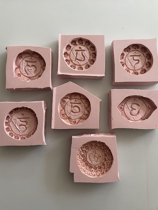 Lot De 7 Moules En Silicone Maison 3D - Pour Plâtre, Bougies, Savon - DIY Décoration