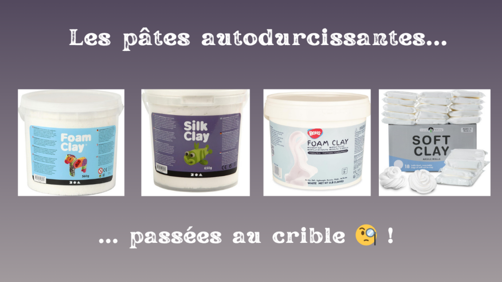 comparatif pâtes autodurcissantes