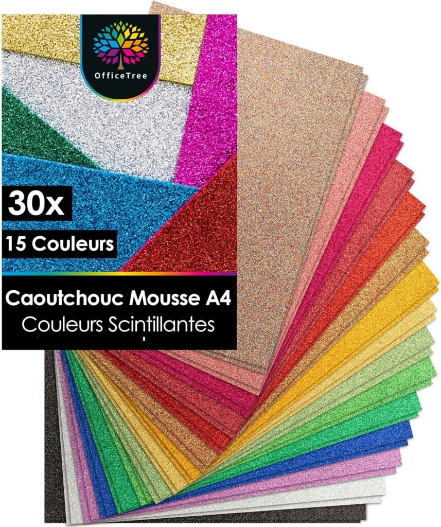 mousse eva pailletee