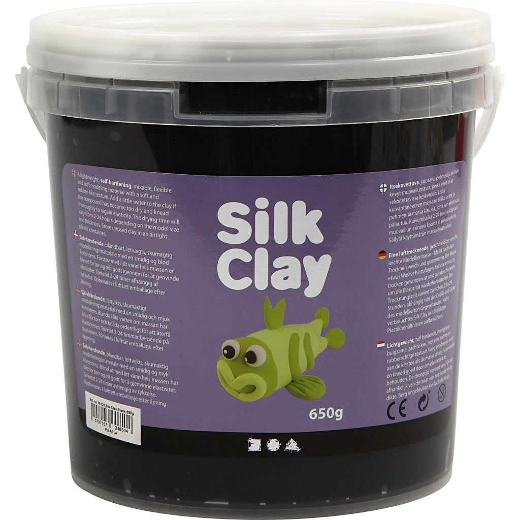 silk clay noire