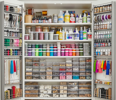 meuble rangement loisirs créatifs