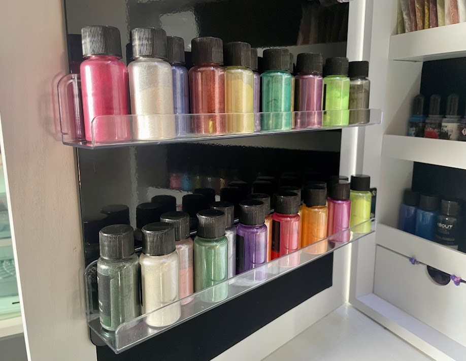mini etageres pour materiel loisirs creatifs