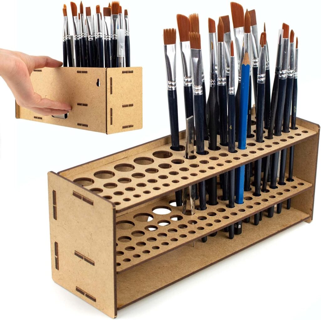 organisateur pinceaux