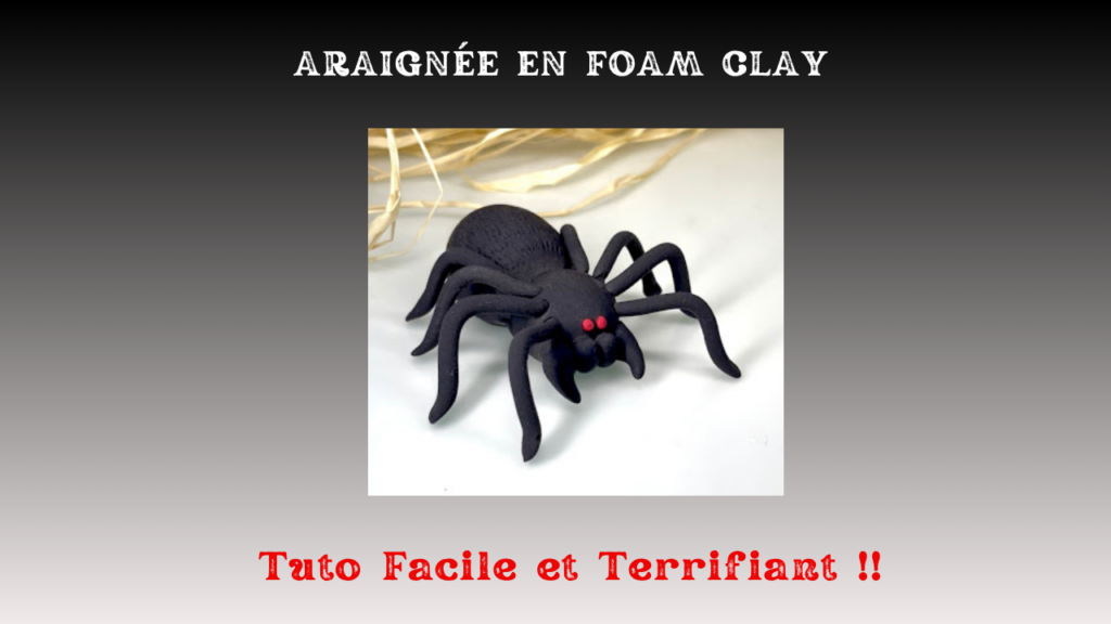 araignée foam clay