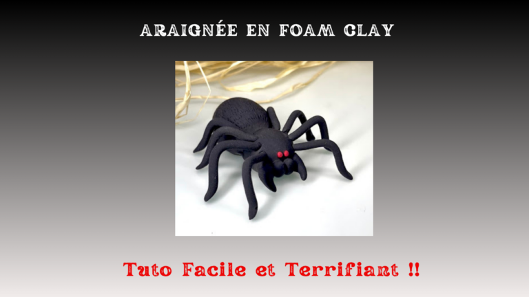 araignée foam clay
