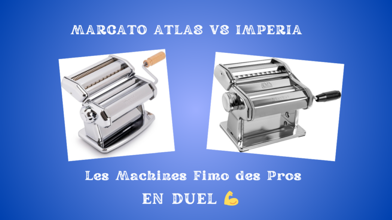 Comparatif Marcato Atlas 150 Motor vs Imperia : meilleures machines à pâte polymère pour Fimo