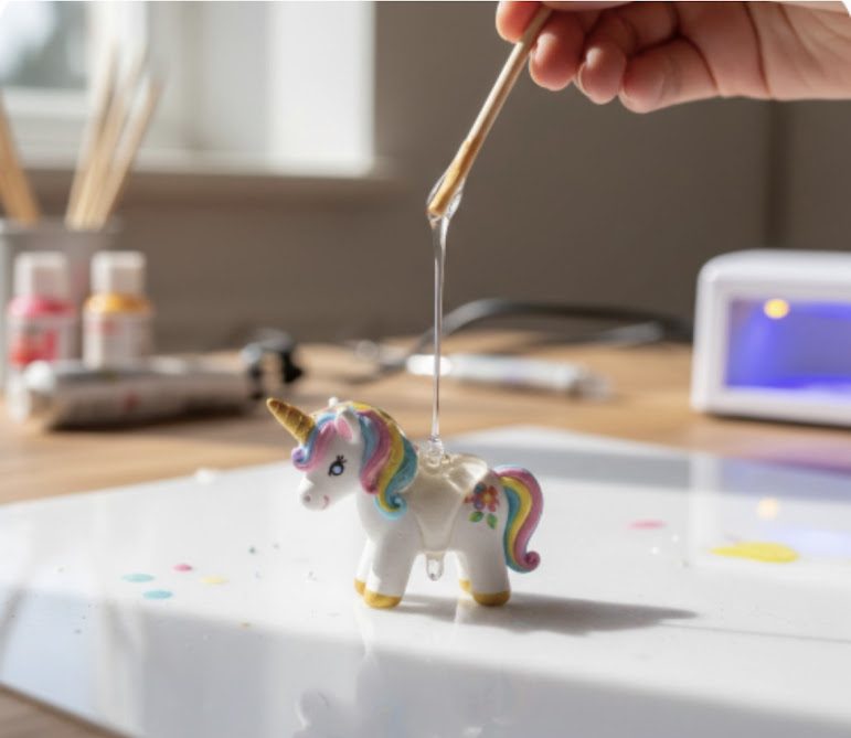 résine transparente loisirs créatifs