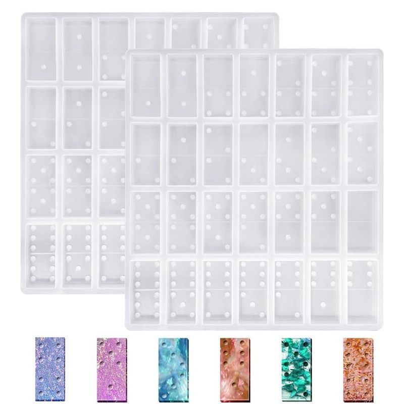 moule resine epoxy dominos