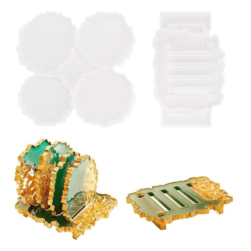 moule resine epoxy sous verre agate