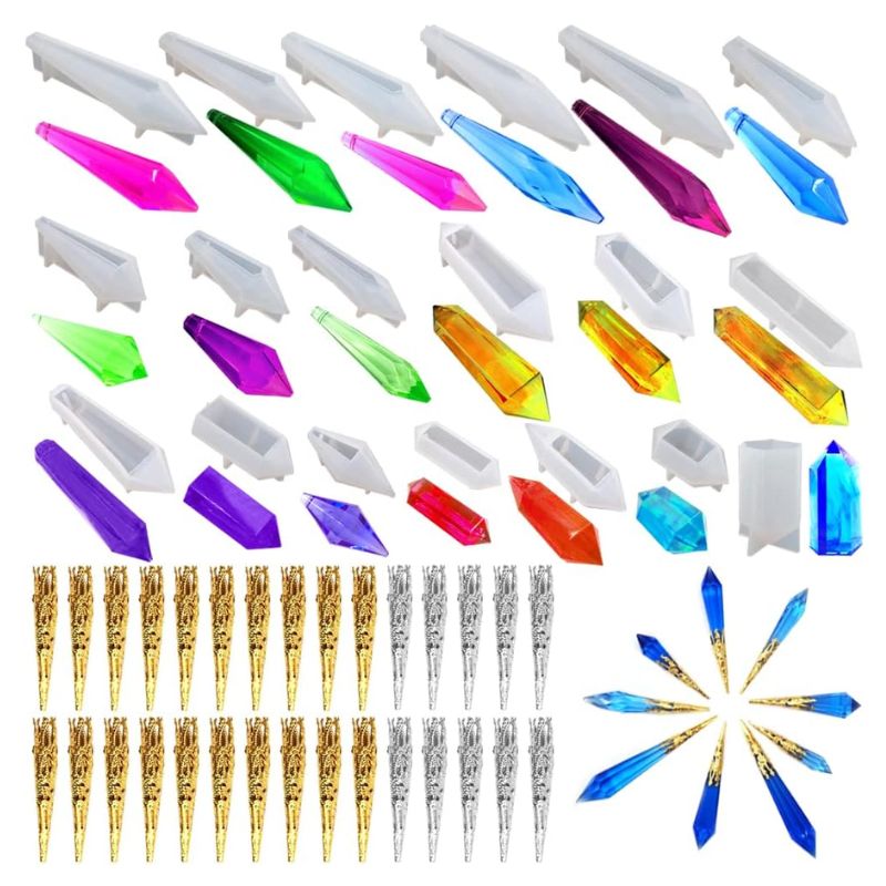 moule resine pendentif cristaux