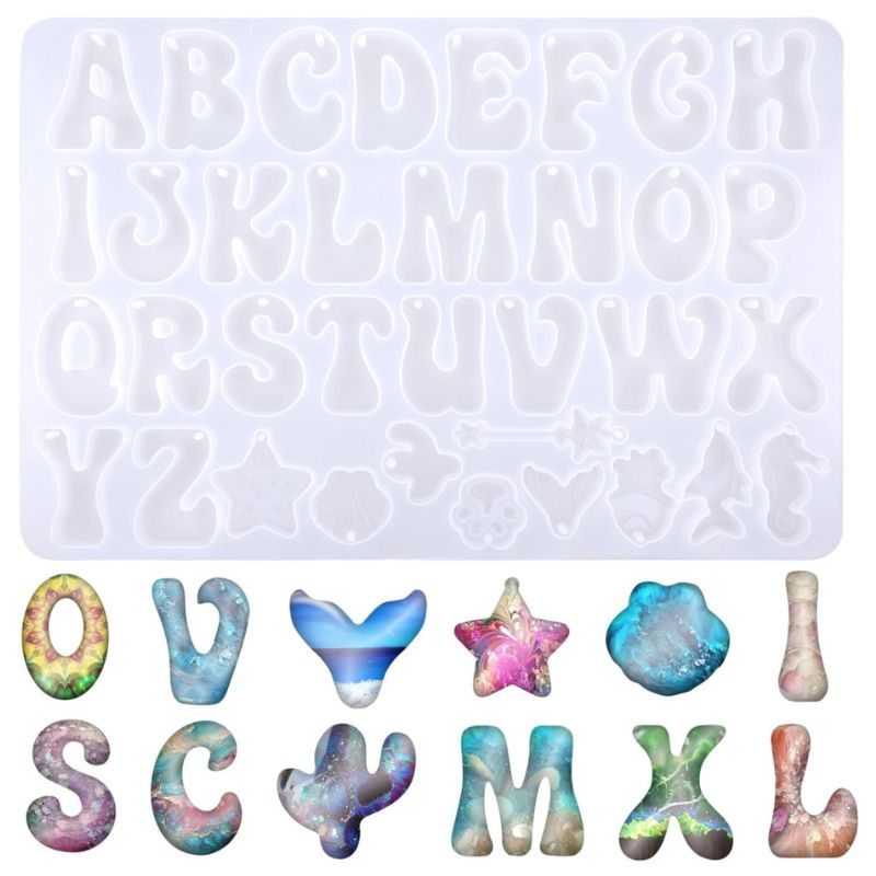 moule résine lettre